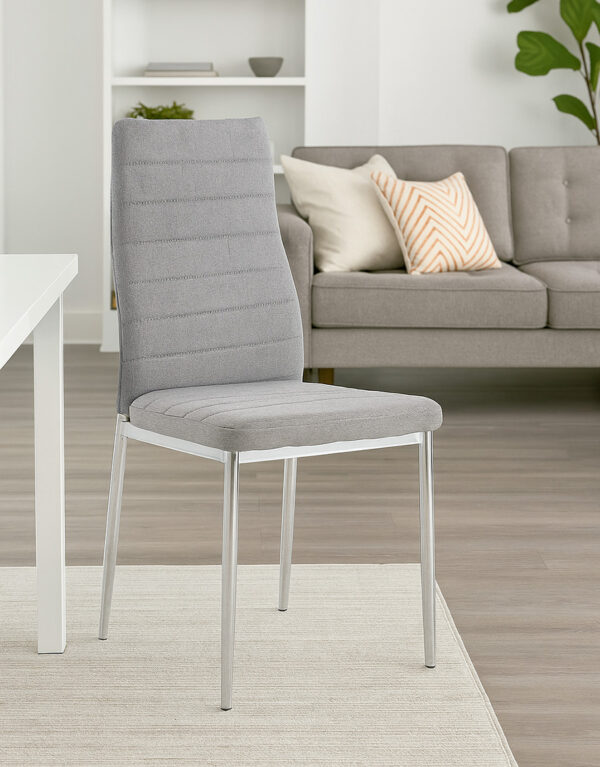 Abel Linen fabric chair