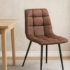 fabric leather dining chair
