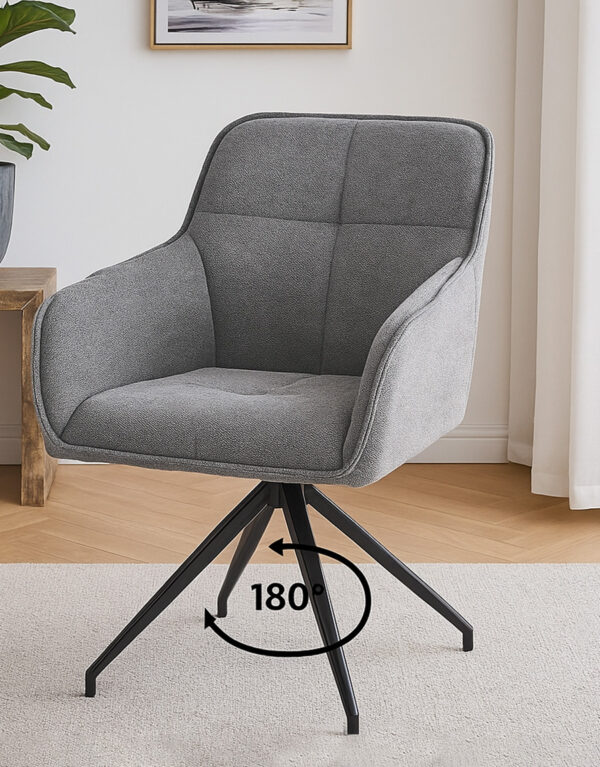 Swivel dining chair