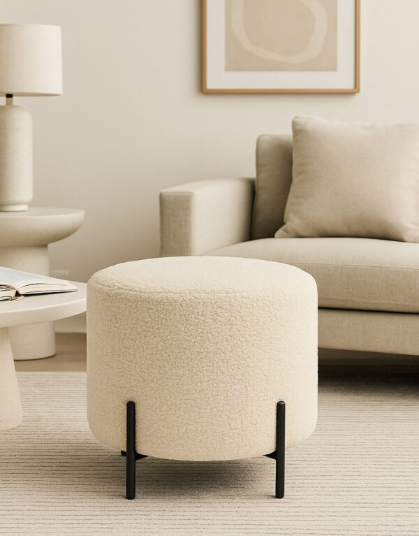 modern poufs