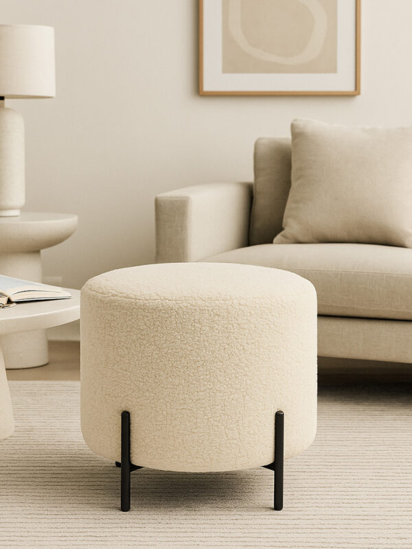 modern poufs