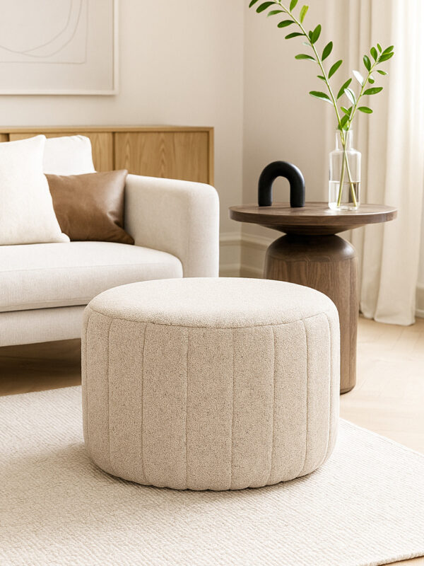 modern pouf